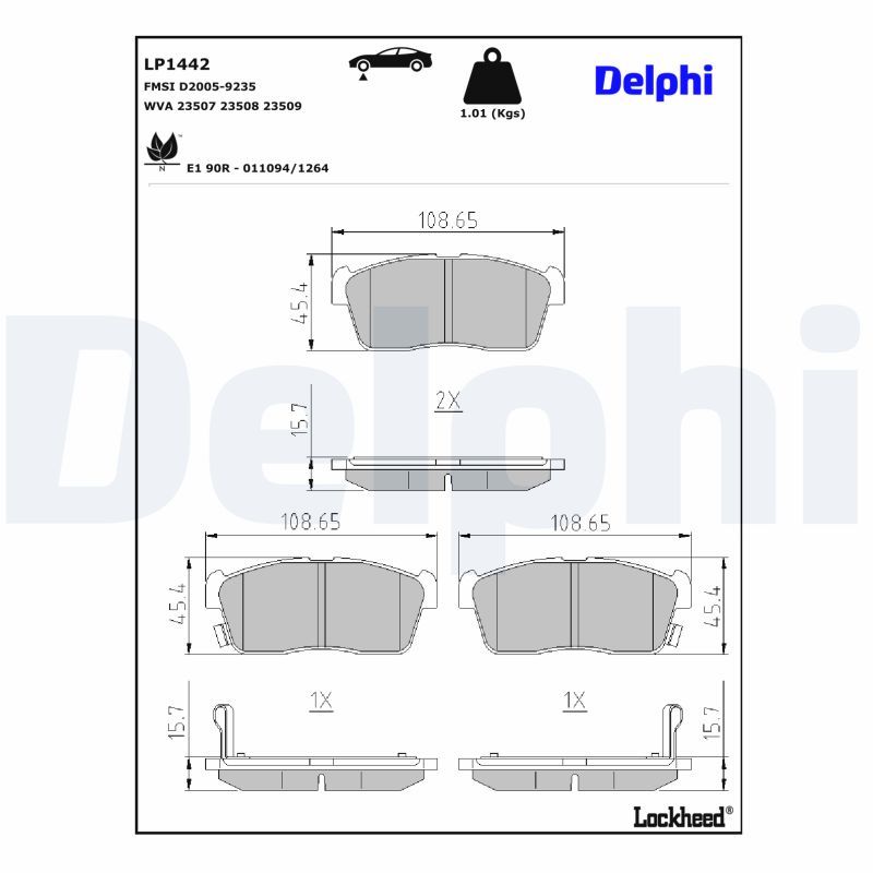 Brake Pad Set, disc brake-2