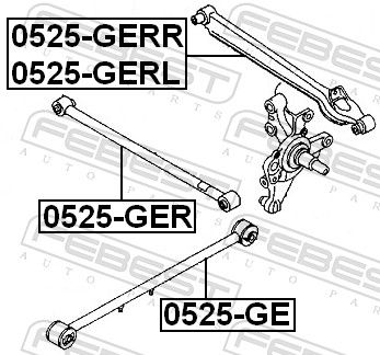 Control/Trailing Arm, wheel suspension-1