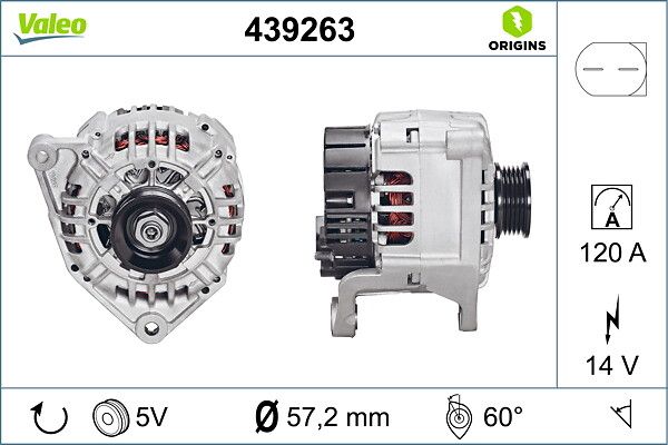 VALEO 439263 Alternator