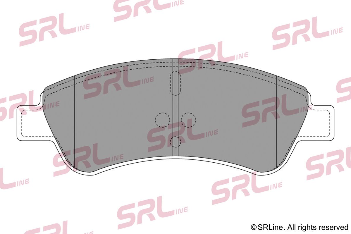 SRLINE S70-0017 Brake pad set, disc brake