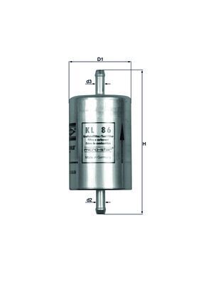 KNECHT KL 86 Fuel filter