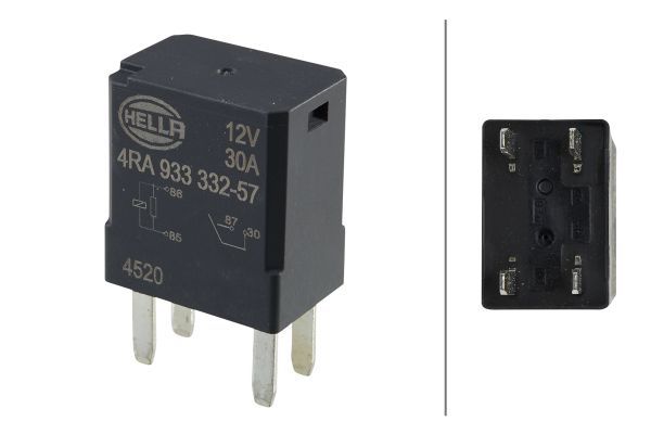 HELLA 4RA 933 332-571 Relay, radiator fan