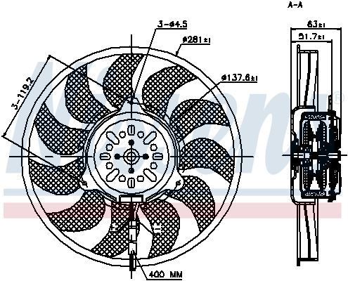 Fan, engine cooling-4