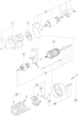 MAHLE MS 273 Starter