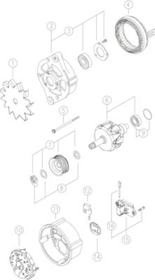 MAHLE MG 482 Alternator