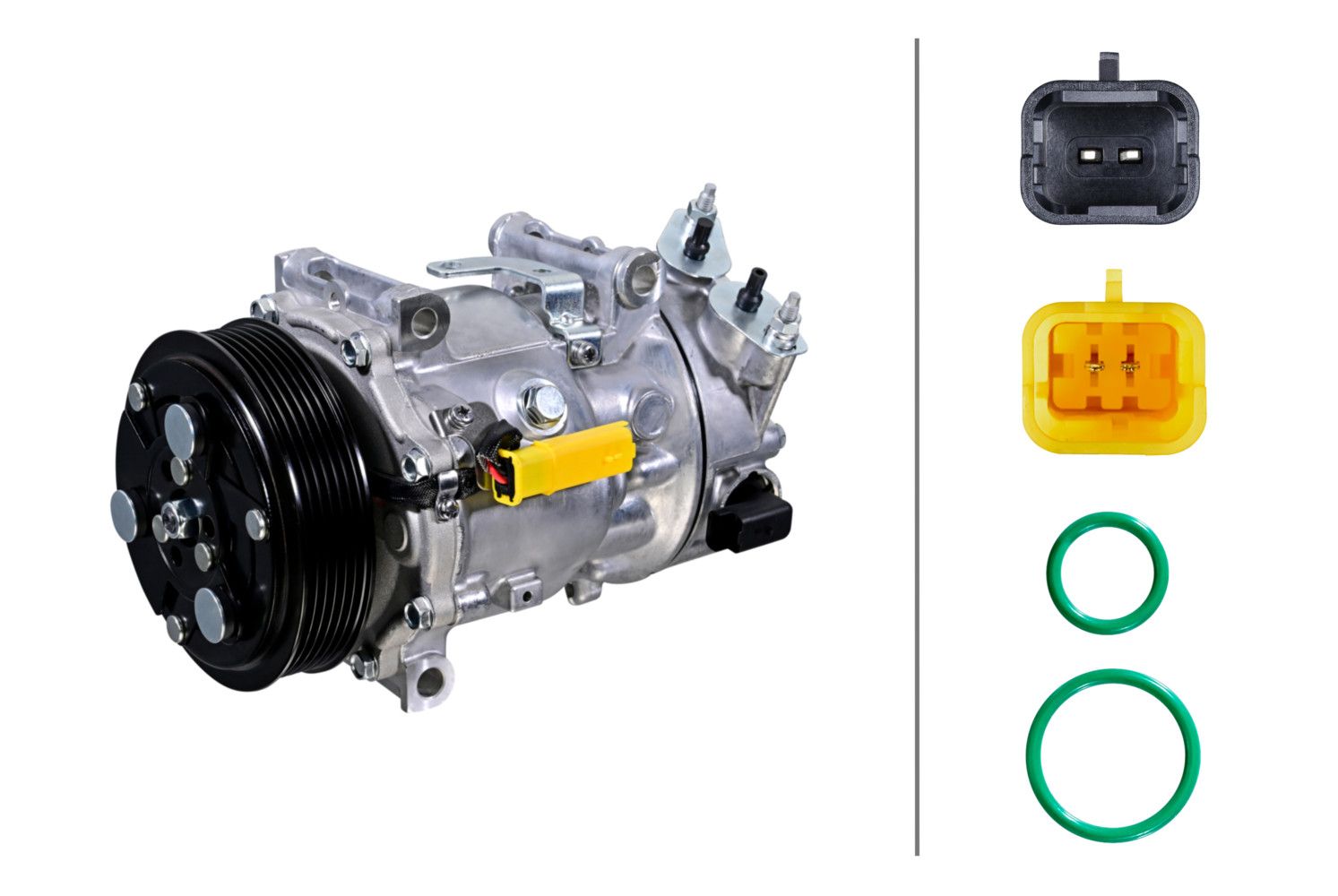 HELLA 8FK 366 200-631 Compressor, air conditioning