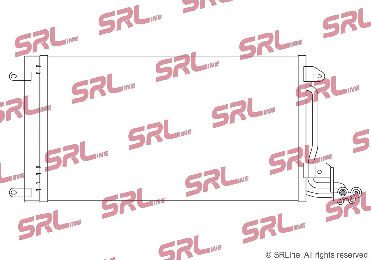 SRLINE 9533K8C1S Condenser, air conditioning