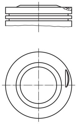 MAHLE 081 77 01 Piston