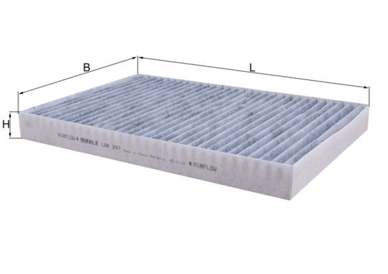 KNECHT LAK 247 Filter, cabin air
