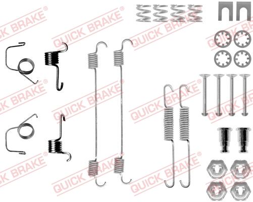 QUICK BRAKE 105-0617 Accessory kit, brake shoes
