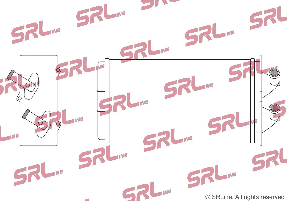SRLINE 3001N8-1 Heat exchanger, interior heating
