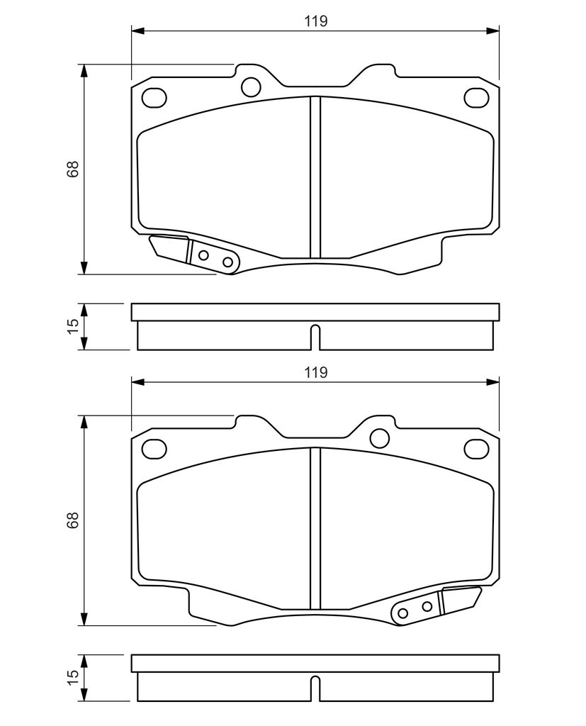 Brake Pad Set, disc brake-4