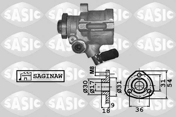 SASIC 7076039 Hydraulic pump, steering