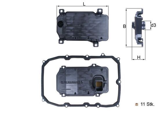 Hydraulic Filter, automatic transmission