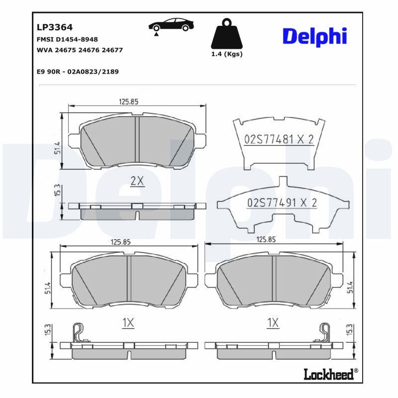 Brake Pad Set, disc brake-2