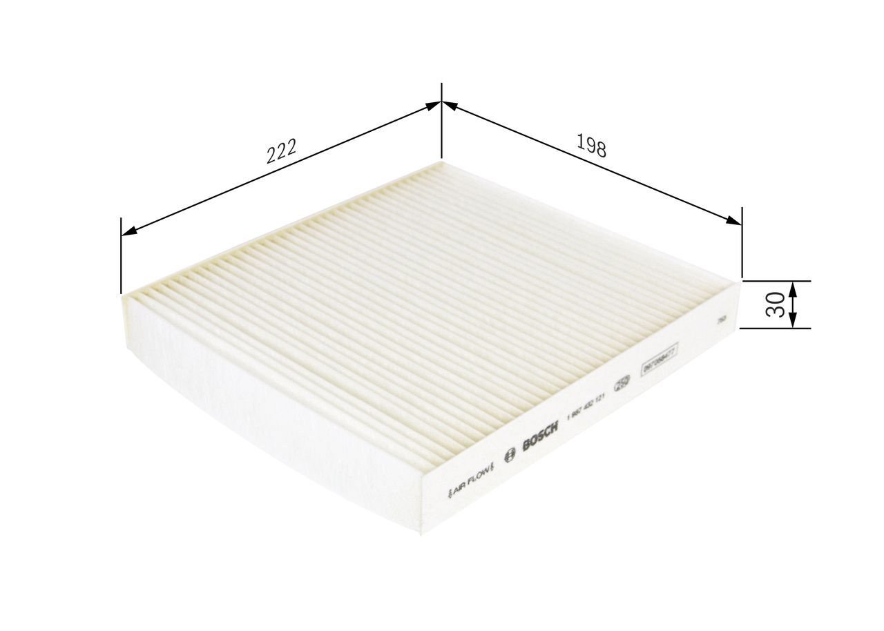 BOSCH 1 987 432 121 Filtras, salono oras