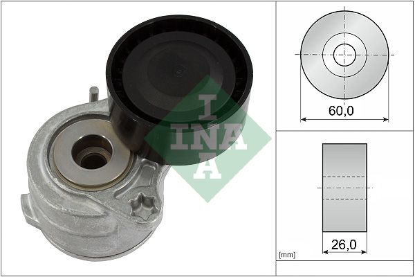 SCHAEFFLER INA 534 0653 10 Belt tensioner, v-ribbed belt