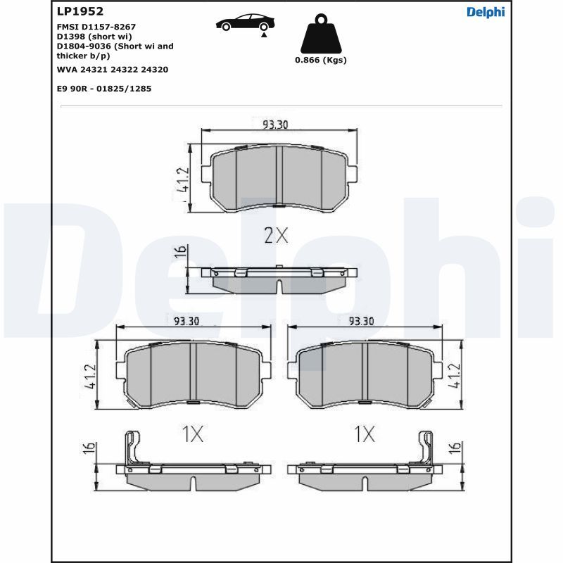 Brake Pad Set, disc brake-4