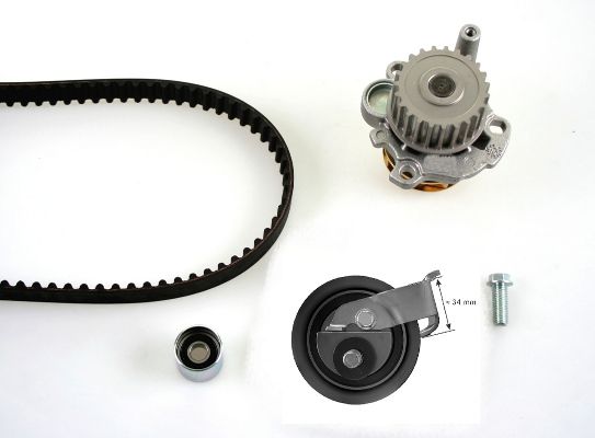 HEPU PK05471 Water pump & timing belt kit