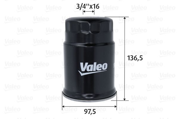 VALEO 587758 Fuel filter