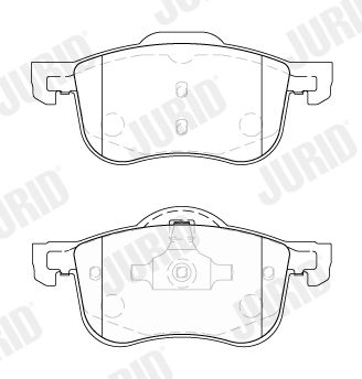 stabdžių trinkelių rinkinys, diskinis stabdys-1