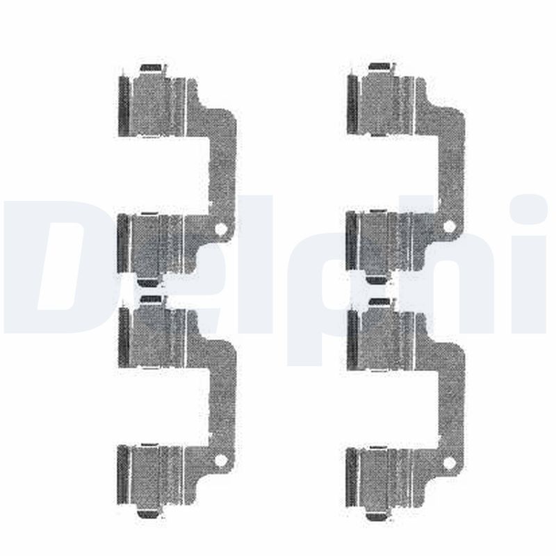 DELPHI LX0486 Accessory kit, disc brake pad
