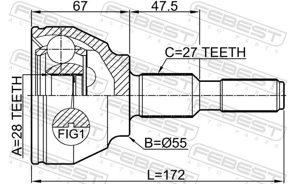 Joint Kit, drive shaft-1