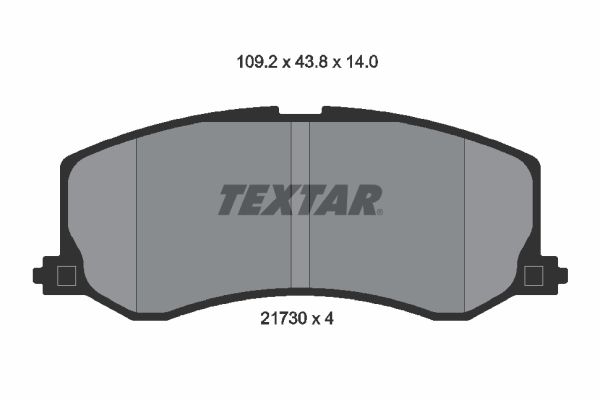 TEXTAR 2173001 Brake pad set, disc brake