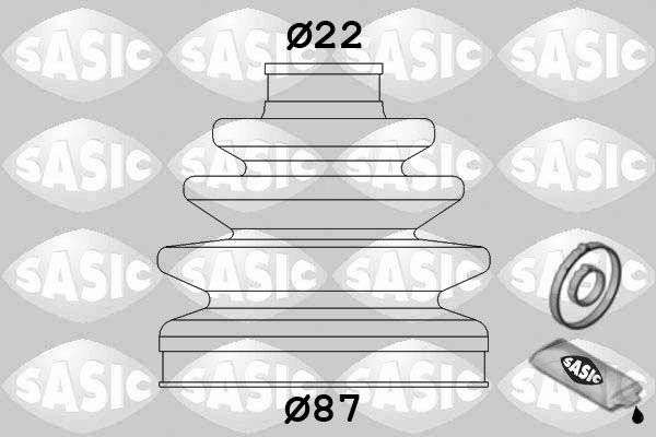 SASIC 1906100 Bellow kit, drive shaft