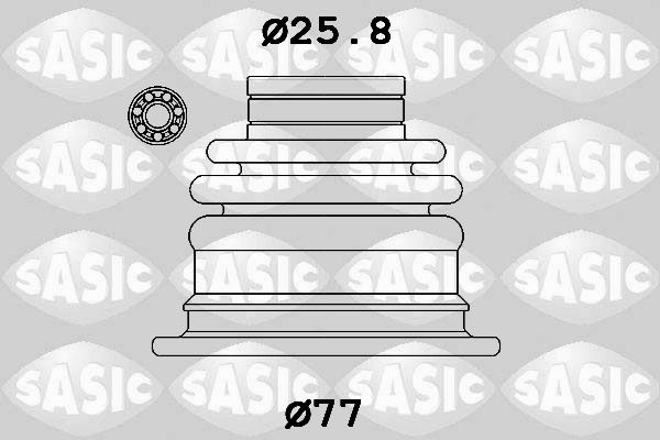 SASIC 1904052 Bellow kit, drive shaft