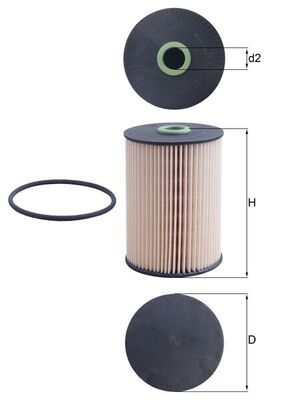 MAHLE KX 228D Fuel filter