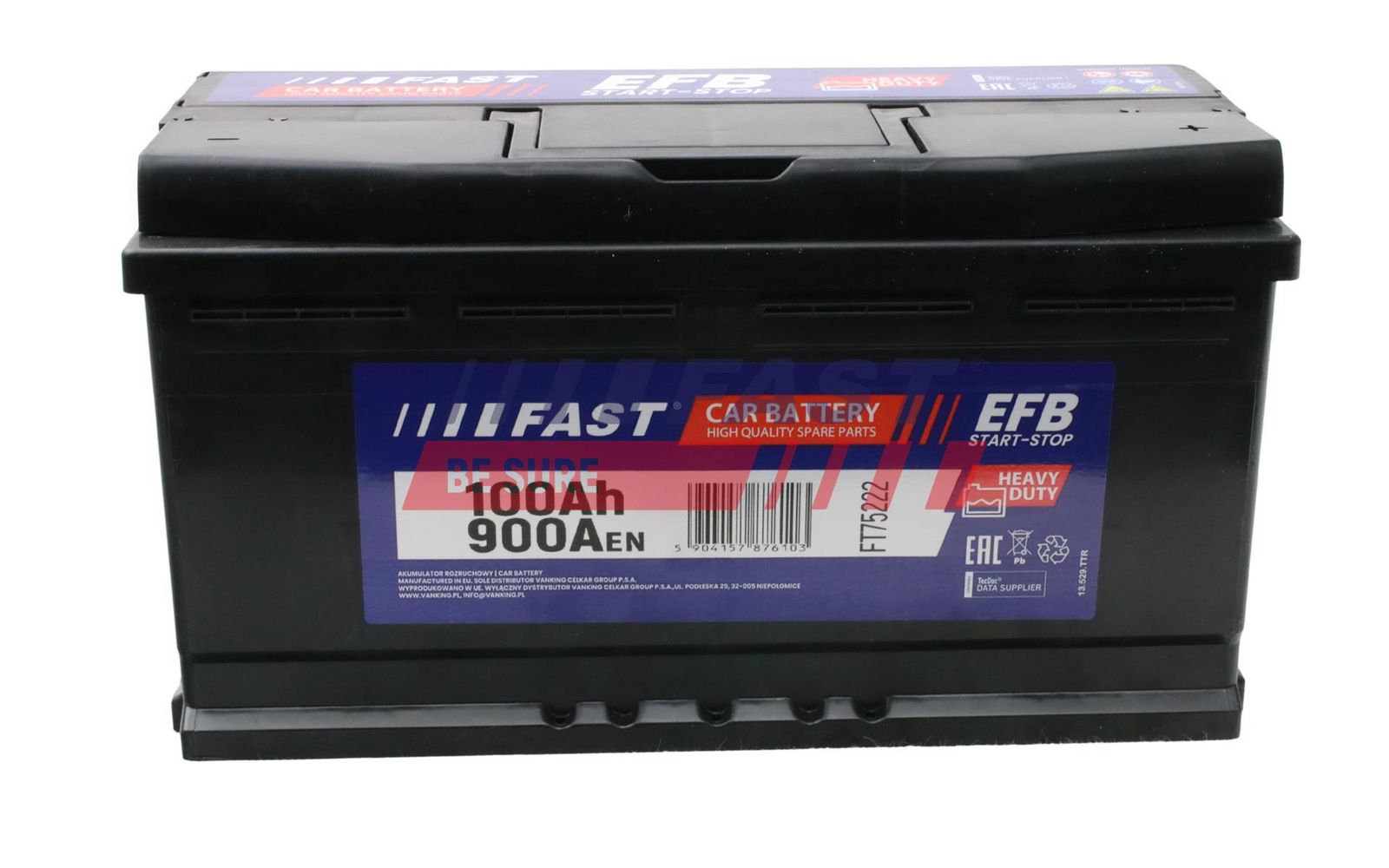 FAST FT75222 Starter battery