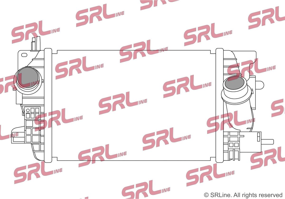 SRLINE 5546J8-2 Charge air cooler