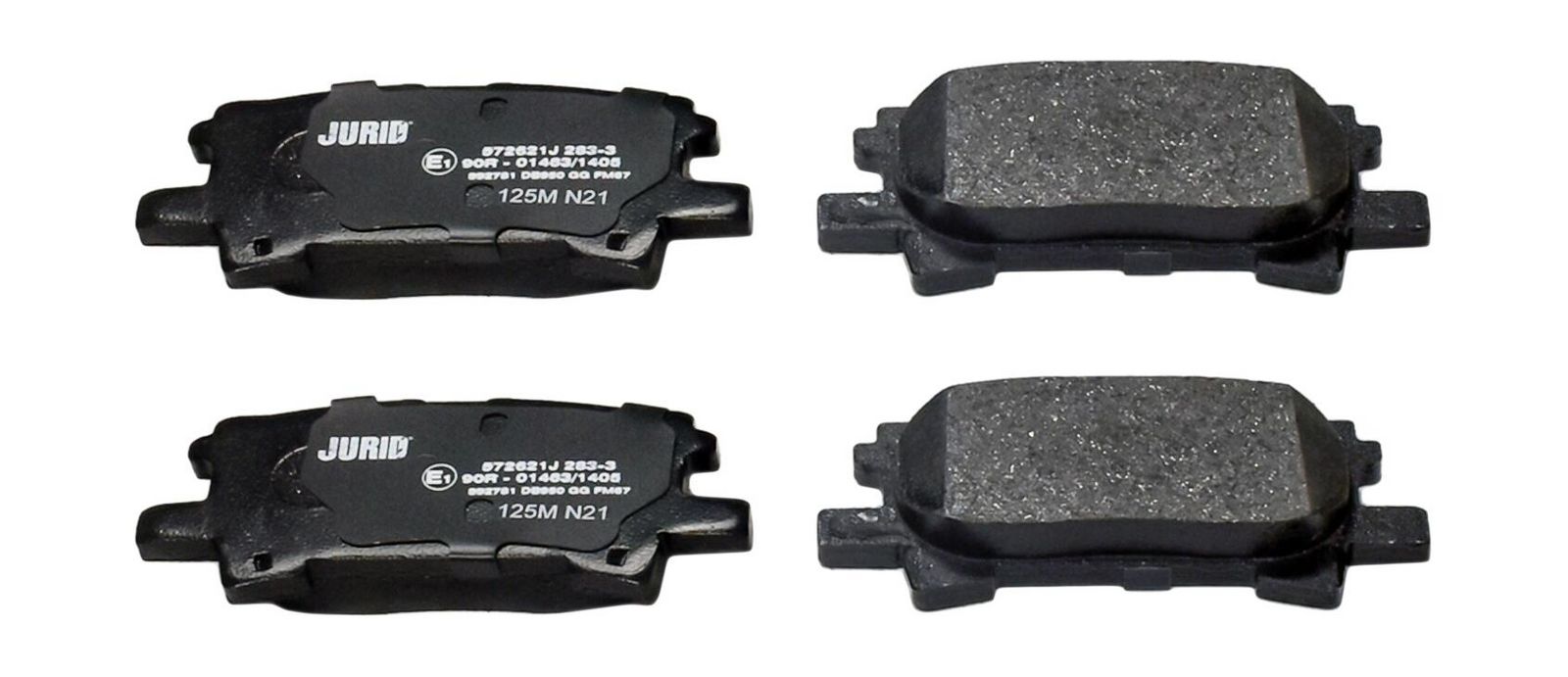 JURID 572621J Brake pad set, disc brake