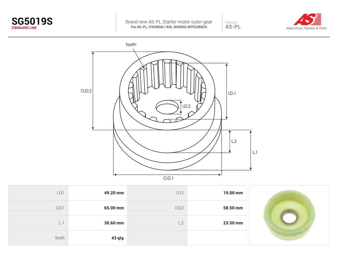Repair Kit, starter-1