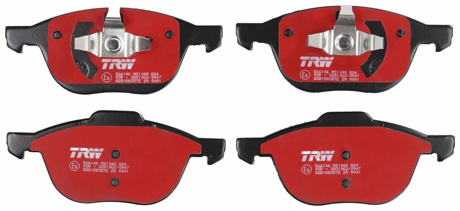 TRW GDB1583DTE Brake pad set, disc brake
