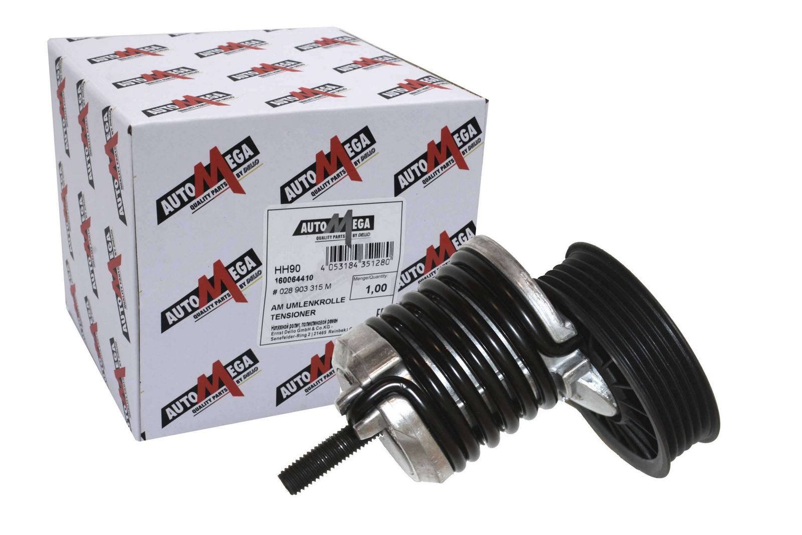Belt Tensioner, V-ribbed belt