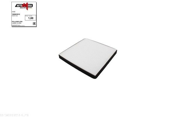 AUTOMEGA 180003910 Filter, cabin air