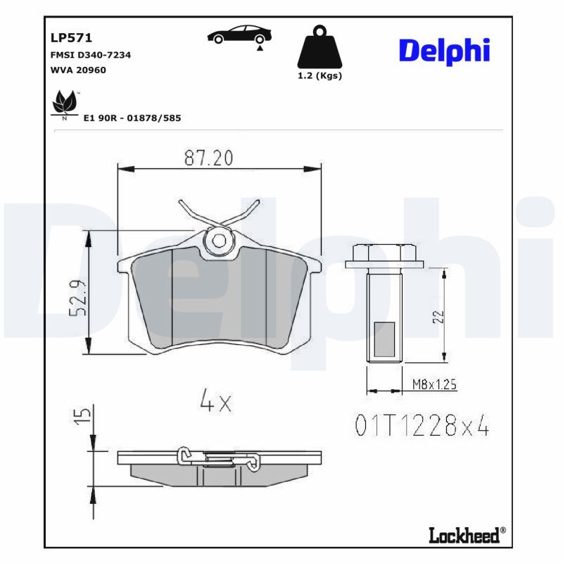 Brake Pad Set, disc brake-3