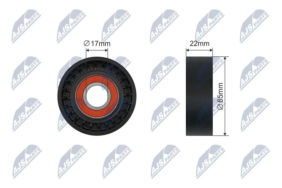 NTY RNK-ME-039 Tensioner pulley, v-belt