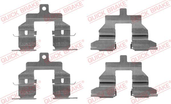 QUICK BRAKE 109-1737 Accessory kit, disc brake pad