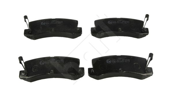 HART 217 627 Stabdžių trinkelių rinkinys, diskinis stabdys