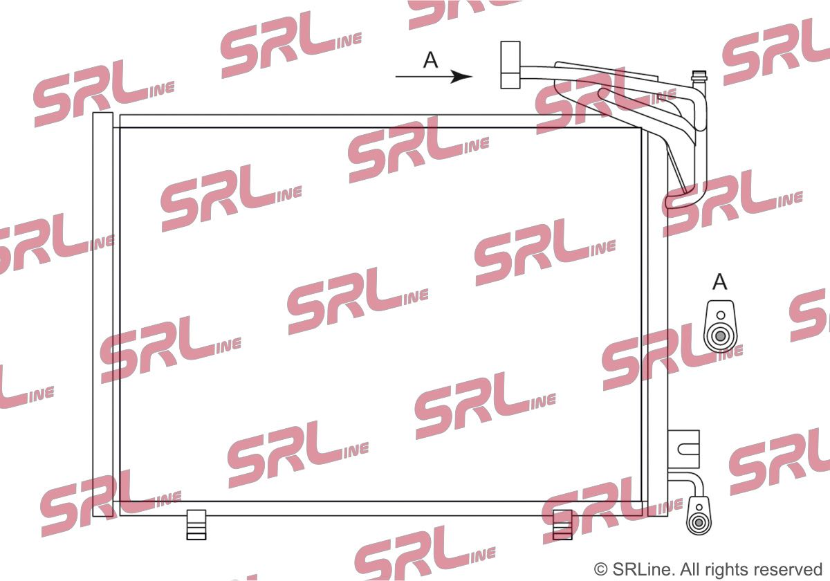 SRLINE 32L1K8C1S Condenser, air conditioning