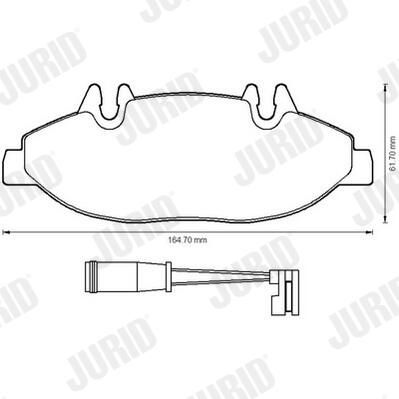 Brake Pad Set, disc brake-1