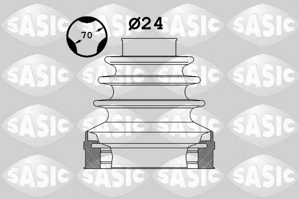 SASIC 1906025 Bellow kit, drive shaft
