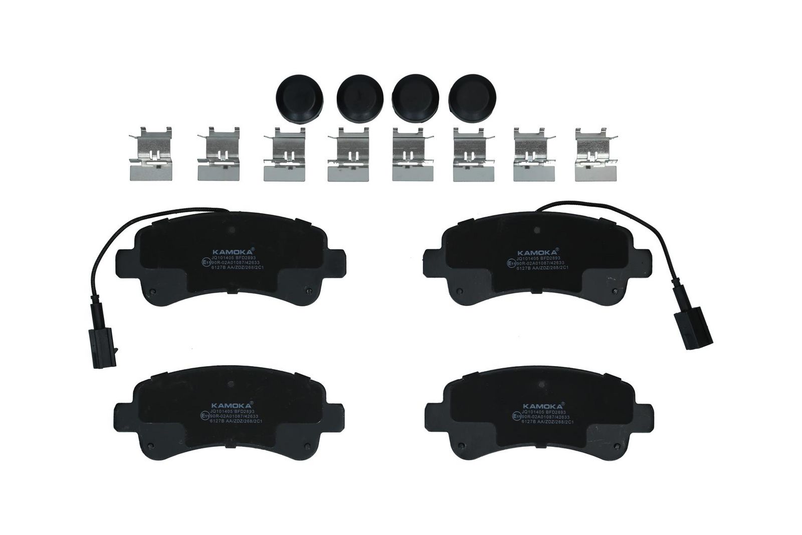 KAMOKA JQ101405 Brake pad set, disc brake