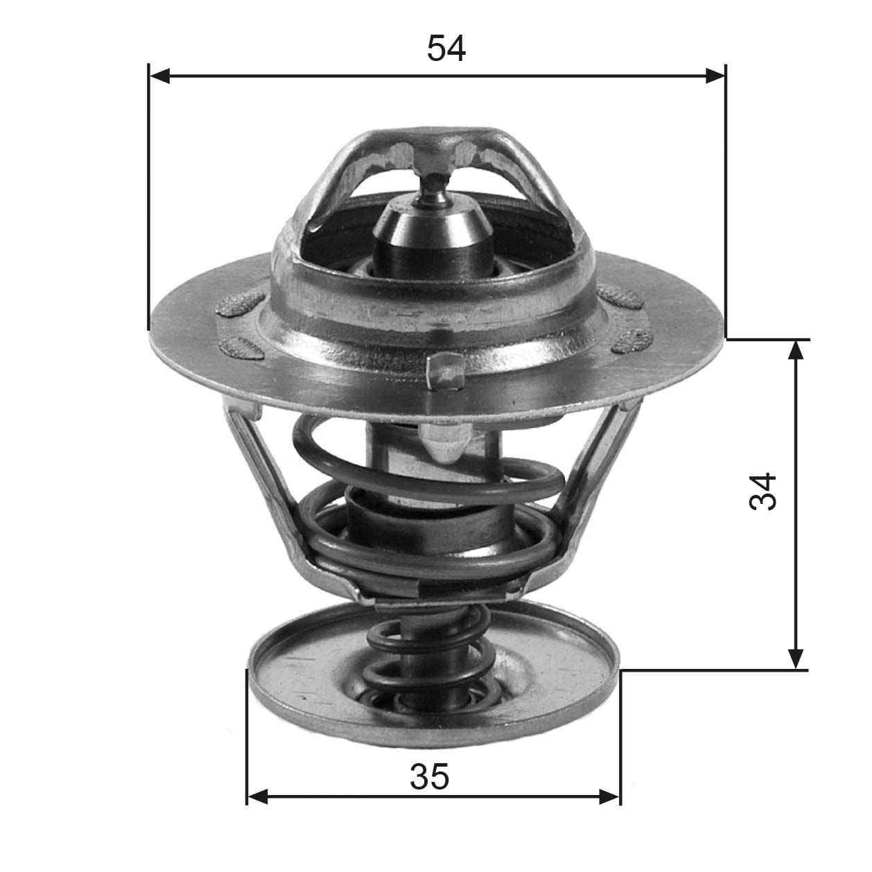 GATES TH11383G1 Thermostat, coolant