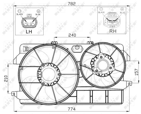 Fan, engine cooling-1