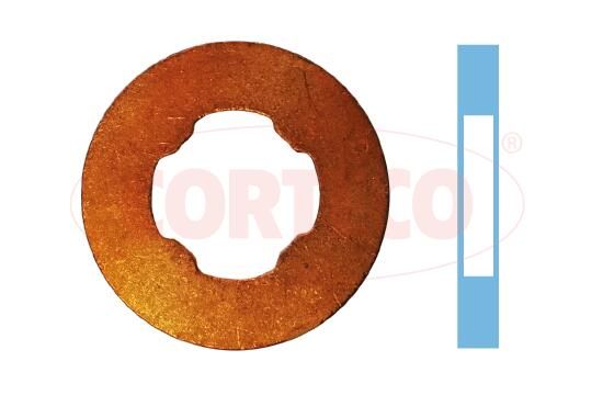 CORTECO 49430620 Seal ring, nozzle holder