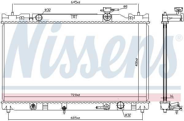 Radiator, engine cooling-1